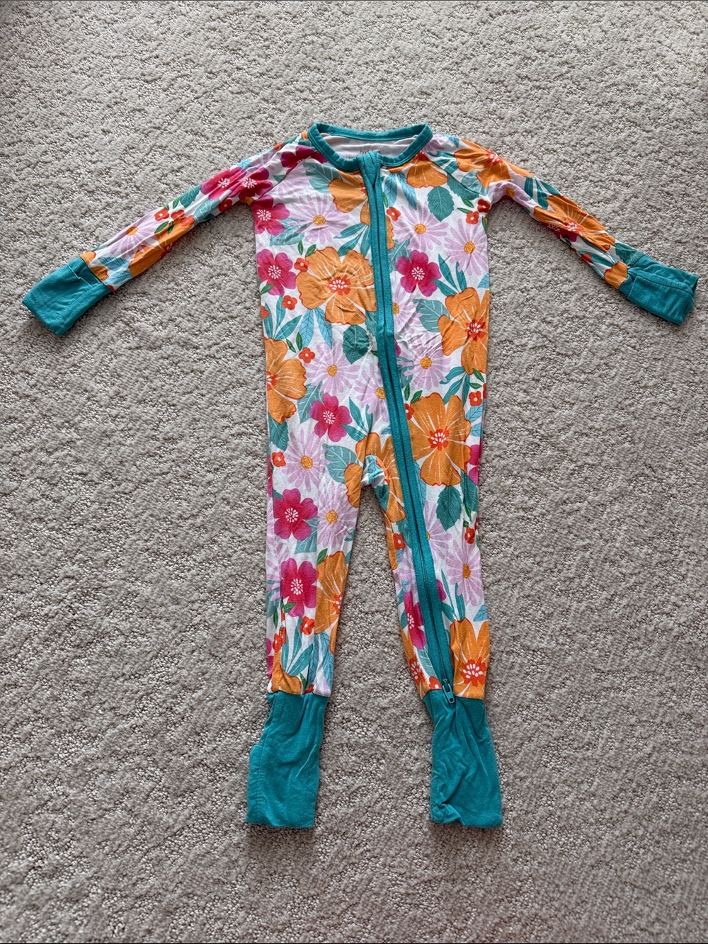 Little Sleepies Beachy Blooms Zippy